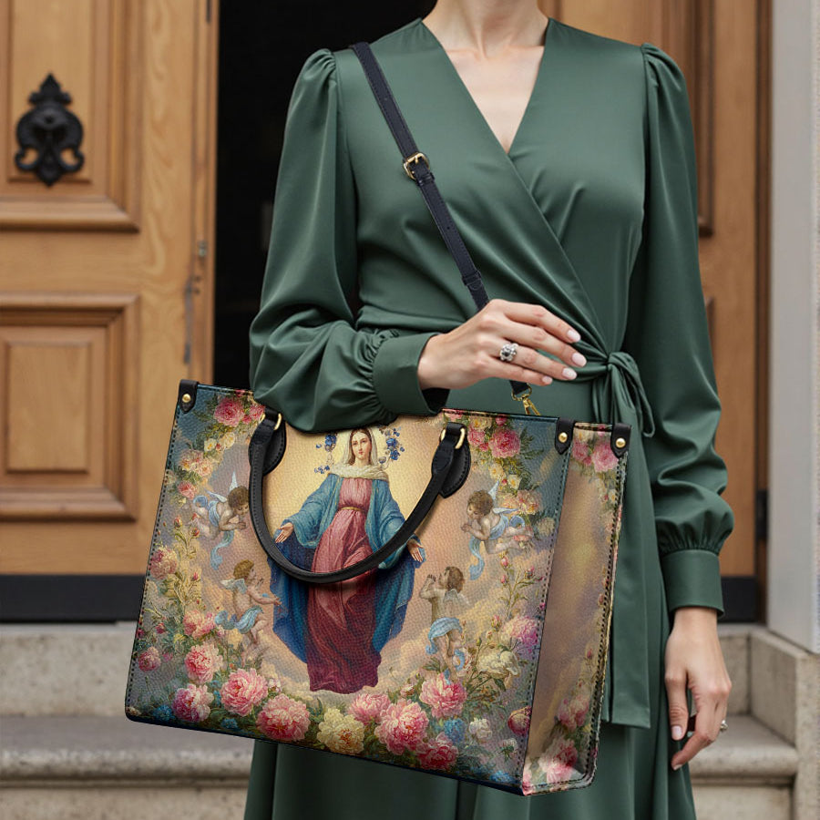 Katholische Ledertasche „Mariä Himmelfahrt“