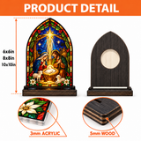 Catholight Nativity Star of Bethlehem Glow Candle Holder
