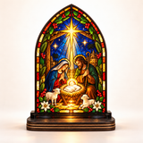 Catholight Nativity Star of Bethlehem Glow Candle Holder