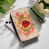 Katholische Ledergeldbörse „Heiliges Herz der Gnade“