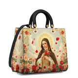 Catholight Little Flower Lady Ledertasche
