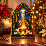 Catholight Nativity Star of Bethlehem Glow Candle Holder
