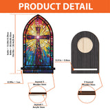 Catholight Cross of Light Candle Holder