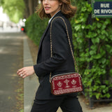 Katholische liturgische Eleganz Leder-Umhängetasche