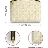 Catholight The Ave Maria Pattern Leather Rosary Pouch