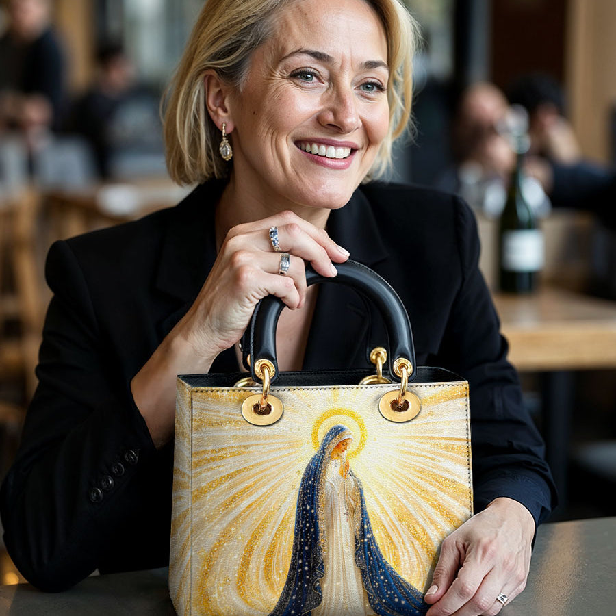 Catholight Our Lady's Eternal Glow Damen-Ledertasche