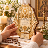 Catholight Wooden Faith Block - To Our Beloved Priest