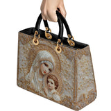 Catholight Heavenly Grace In Radiant Splendor Damen-Ledertasche