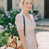 Catholight Little Flower Elegance Ledertasche