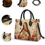 Catholight Little Flower Elegance Ledertasche