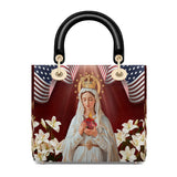 Katholische Ledertasche „Unsere Liebe Frau von Amerika“