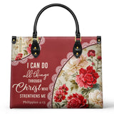 Catholight  Blooming With Faith Leather Bag