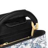 Catholight Sacred Elegance Blau-Weiße Hingabe Ledertasche