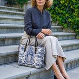 Katholische Ledertasche „Heilige Gelassenheit Jungfrau Maria“