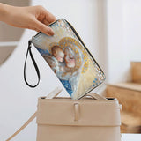 Catholight Göttliche Anmut und Gelassenheit – Ledergeldbörse