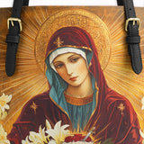 Catholight Ledertasche „Lilie der Reinheit“