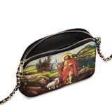 Catholight Saint John The Baptist Shepherd Leather Crossbody Bag