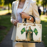 Katholische Ledertasche „St. Patrick’s Devotion“ für Damen