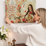 Catholight Little Flower Elegance Canvas Wall Art