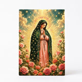 Catholight Halo Of Roses Devotional Wooden Art