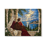 Catholight St. Monica Vision of Ostia Canvas Wall Art