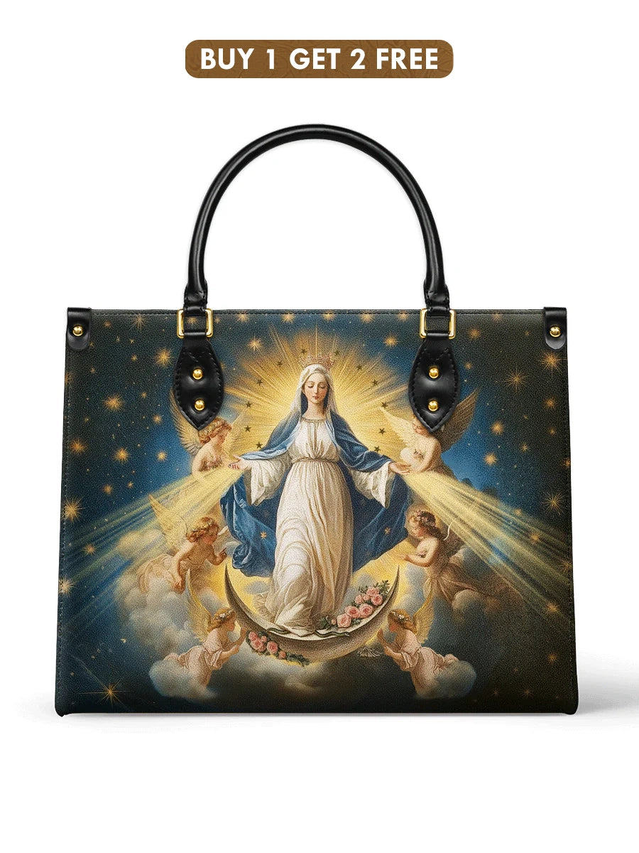 Catholight Die Königin des Himmels Ledertasche