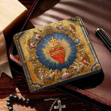 Catholight Sacred Heart of Divine Love Men's Wallet