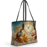 Katholische Dreifaltigkeits-Ledertasche „The Holy Grace“