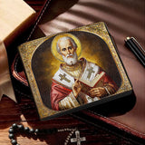 Catholight Saint Nicholas The Patron of Generosity Men's Wallet