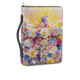 Catholight Floral Resurrection Bible Cover