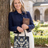 Catholight  The Holy Spirit and Lily Devotional Leather Bag