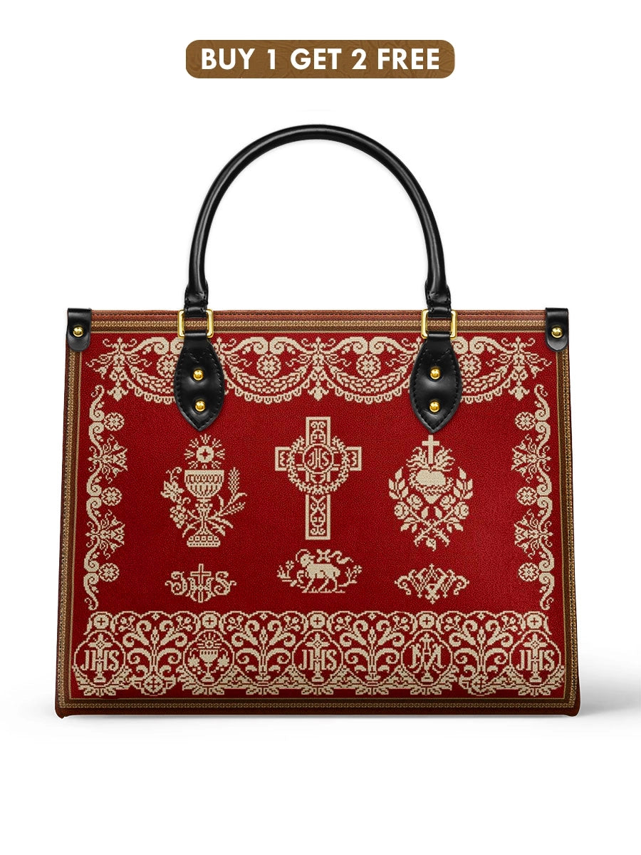 Katholische Liturgische Eleganz Ledertasche