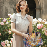 Katholische Ledertasche „Heilige Taube Strahlkraft“