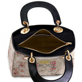 Katholische Rosen des Rosenkranzes Damen-Ledertasche