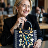 Catholight Crown Of Grace Damen-Ledertasche