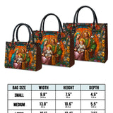 Katholische Ledertasche „Heilige Familie Ewiges Licht“