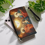 Catholight  Coronation Of Mary Leather Wallet Purse