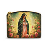 Catholight Roses of Guadalupe Leather Rosary Pouch