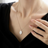 Catholight Miraculous Mary Halskette aus Sterlingsilber