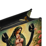 Catholight Rosen von Guadalupe Ledertasche