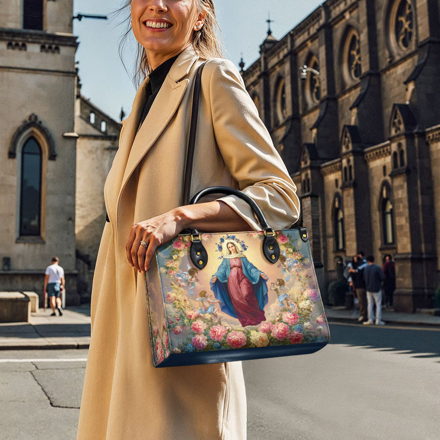 Katholische Ledertasche „Mariä Himmelfahrt“