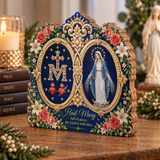 Catholight Wooden Faith Block Holy Mother Devotional