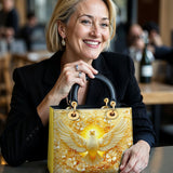 Catholight Catholight Wings of Serenity Damen-Ledertasche