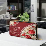 Catholight Blooming With Faith Leather Wallet Purse