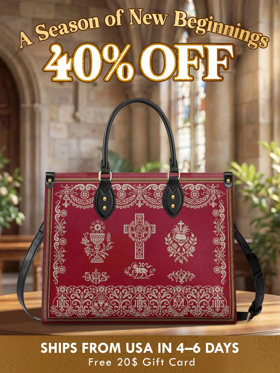 Katholische Liturgische Eleganz Ledertasche