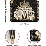 Catholight The Divine Monogram Leather Rosary Pouch