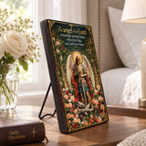 Catholight Archangel's Triumph Devotional Wooden Art Quote