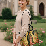 Catholight Rosen von Guadalupe Ledertasche