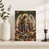 Catholight Archangel's Triumph Devotional Wooden Art