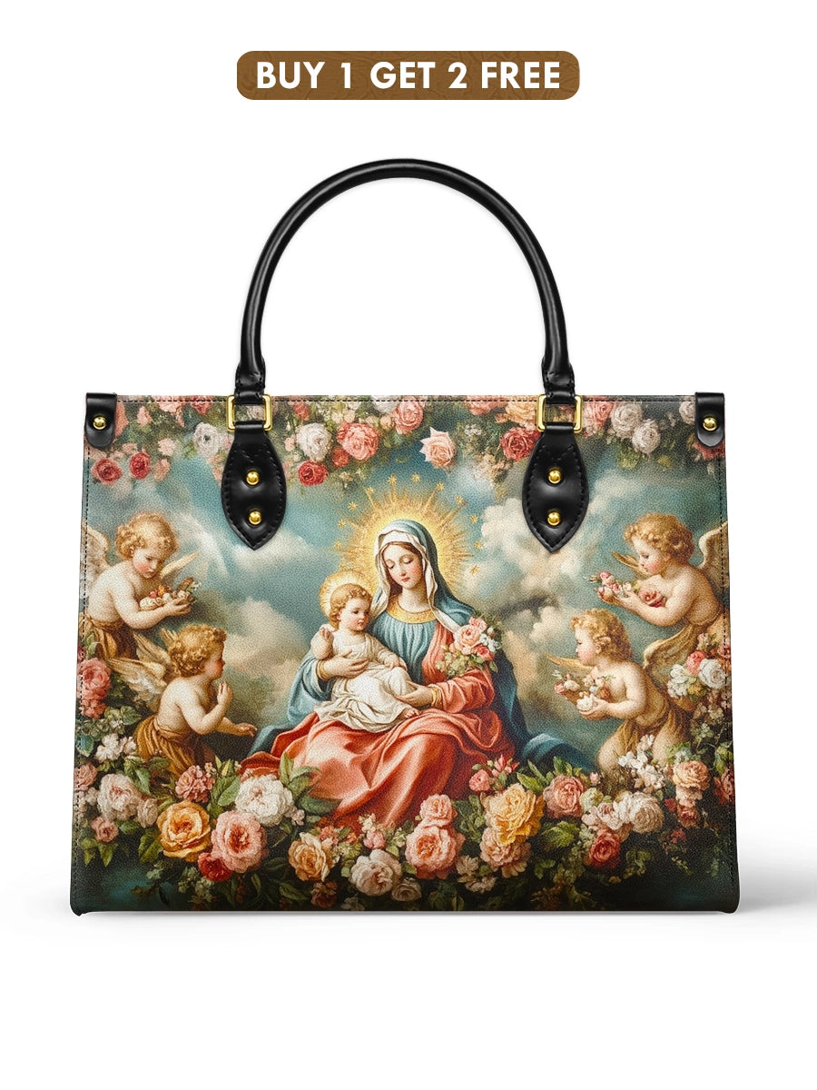 Catholight Halo Of Roses Ledertasche
